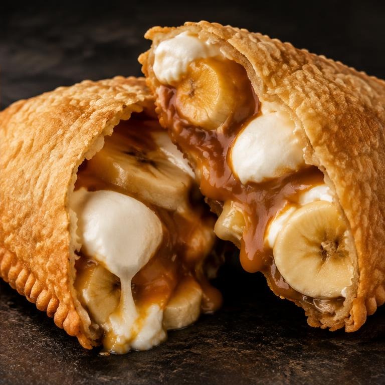 Banana, Doce de Leite e Marshmallow